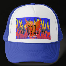 Flames Symbols Phoenix Hat - Cust... - Customized by MistaSCARY Flames Symbols Phoenix Hat - Cust... - Customized