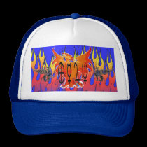 Flames Symbols Phoenix Hat - Cust... - Customized hats