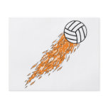 flames volleyball design flyers