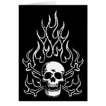 Flameskull -bw cards by skullabee Flameskull -bw cards