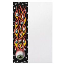 "Flamin Eye" stationery by JimPhillips "Flamin Eye" stationery