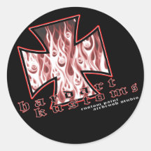 Flamin Eyeballs Decal Sticker
