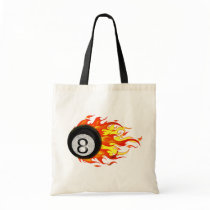 Flaming 8 Ball Bags