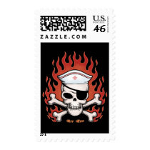 Flaming Arr Enn Postage Stamps