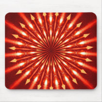 flaming arrows kaleidoscope mousepads