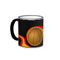 flaming basket ball-mug by blessedme flaming basket ball-mug