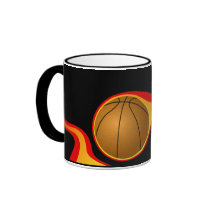flaming basket ball-mug by blessedme flaming basket ball-mug