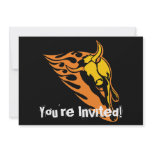 Flaming Bull #2 Personalized Announcements