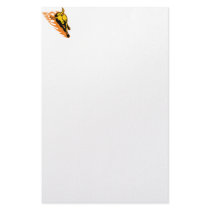 Flaming Bull #2 Custom Stationery