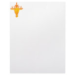 Flaming Bull #3 Personalized Letterhead