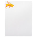 Flaming Bull #7 Letterhead Design
