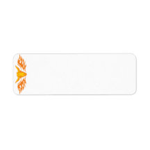 Flaming Bull #8 Return Address Label