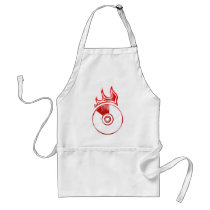 Flaming CD - Music Audio DJ Disc Jockey Apron