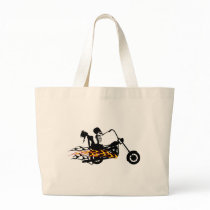 Flaming Chopper Skull bags by EvilSkull Flaming Chopper Skull bags