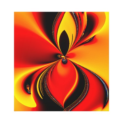 Flaming Color Canvas Print Single to quad panel