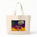 Flaming Deer Tote bags by cakewrecks Flaming Deer Tote bags