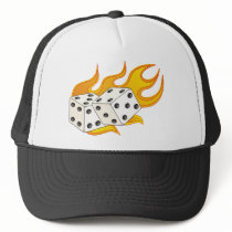 Flaming Dice hats