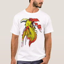 Flaming Dragon t-shirts