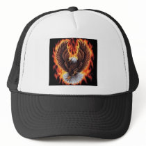 flaming eagle hat