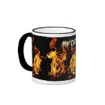 Flaming Fire Burning Design for Hot Drinks mugs