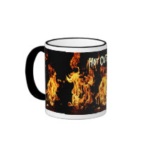 Flaming Fire Burning Design for Hot Drinks Mugs
