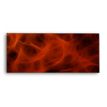 FLAMING FIRE FRACTAL Business Envelope
