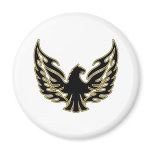 Flaming Firebird Fridge Magnets