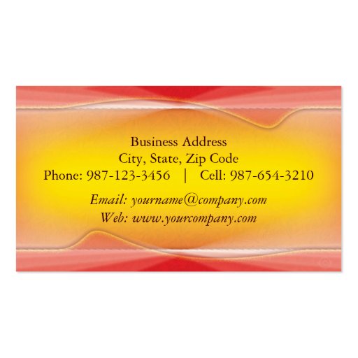 flaming floral business cards (back side)