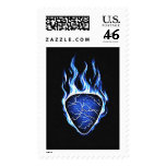 Flaming Guitar Pick Postage postage