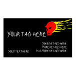 Flaming Head Business Card Template
