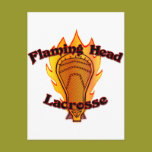 Flaming Head Lacrosse postcards