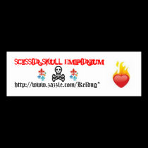 Flaming Heart Fleur De Lis Skull business cards