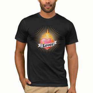 Flaming Heart Lover Shirt shirt