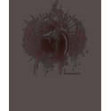 Flaming Heart & Wings Twofer Fitted t-shirts
