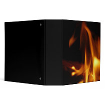 Flaming Hearts Binder by Flash_Light_Photos Flaming Hearts Binder