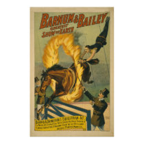 Flaming Horse Circus Poster posters by ZephyrusBooks Flaming Horse Circus Poster posters