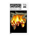'Flaming Hot' Fire Postage Stamps
