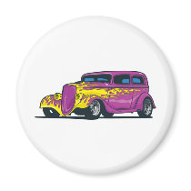 Flaming Hot Rod magnets