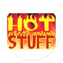 Flaming Hot Stuff stickers by goldnsun Flaming Hot Stuff stickers