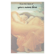 Flaming June by Lord Frederic Leighton Custom Stationery