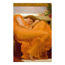 Flaming June by Sir Frederic Leighton Custom Stationery