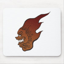 Flaming lion mousepads by PencilPlus Flaming lion mousepads