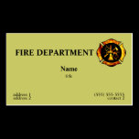 Flaming Maltese Cross Business Card 1 business cards