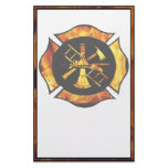 Flaming Maltese Cross Stationary Personalized Stationery