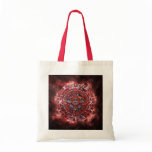 Flaming Mayan Calender Tote Bags