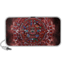 Flaming Mayan Calender Mp3 Speakers