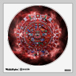 Flaming Mayan Calender wall decals