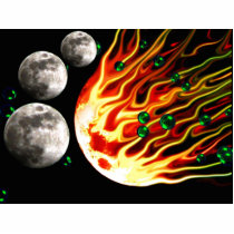 Flaming Moon Photosculpture