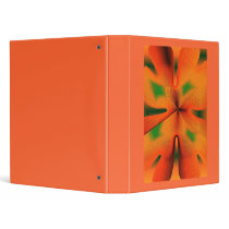 Flaming Orange Flower Binder