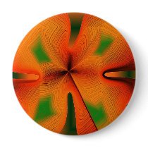 Flaming Orange Flower buttons